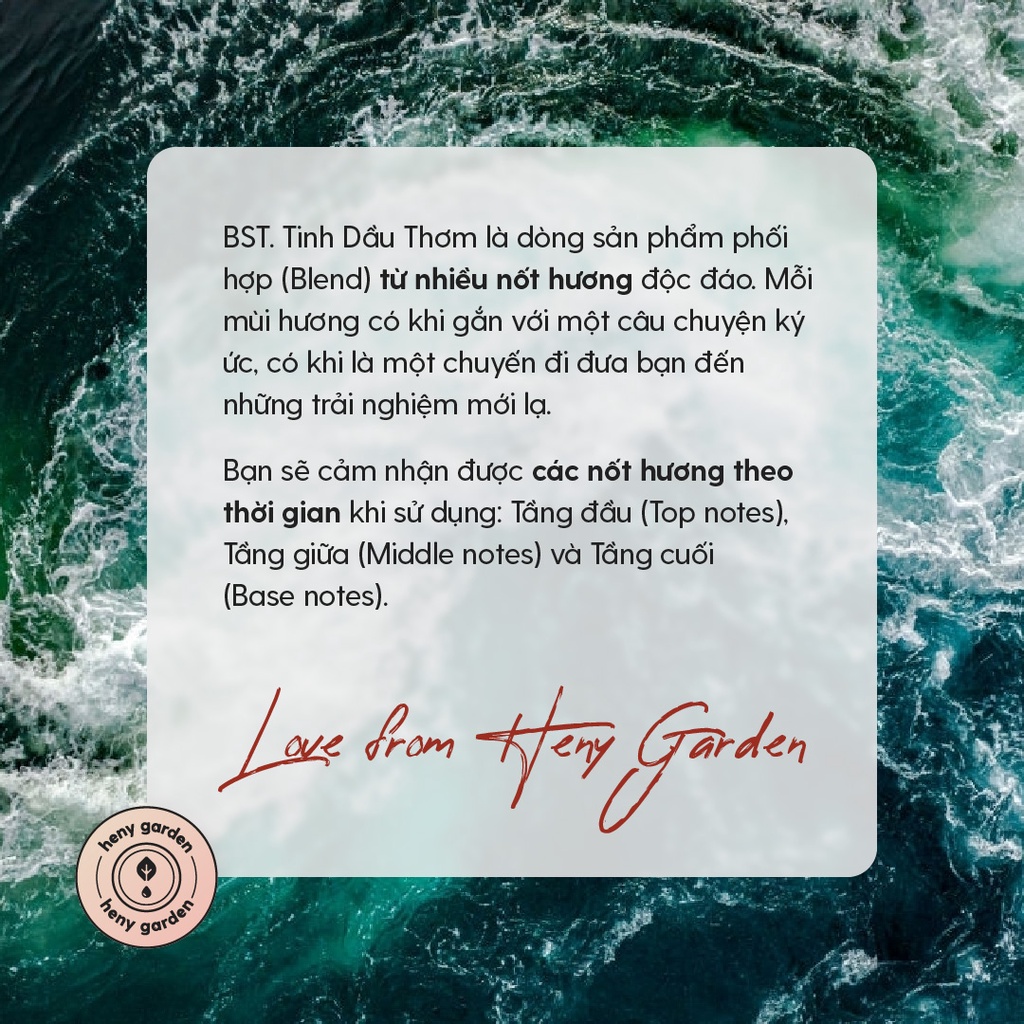 Tinh Dầu Phối Hương Lost At Sea (Hoa Muối Biển) Làm Nến Thơm, Xông Thơm Phòng HENY GARDEN