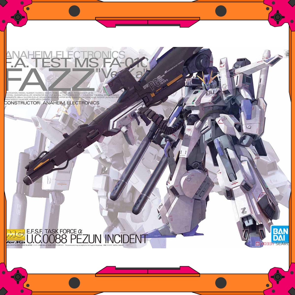 Đồ chơi mô hình lắp ráp Bandai Gundam MG 1/100 FAZZ Ver KA