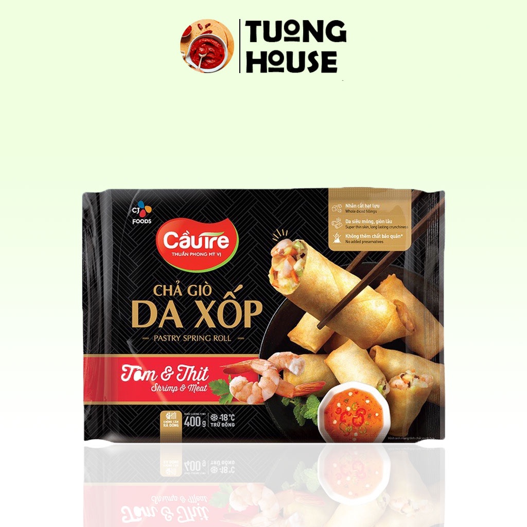 Chả Giò Da Xốp Tôm Và Thịt Cầu Tre 400g