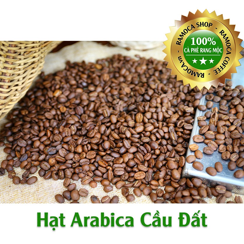 Cà phê rang mộc RAMOCA 3 kết hợp 03 loại hạt (Arabica Cầu Đất, Robusta, Culi)