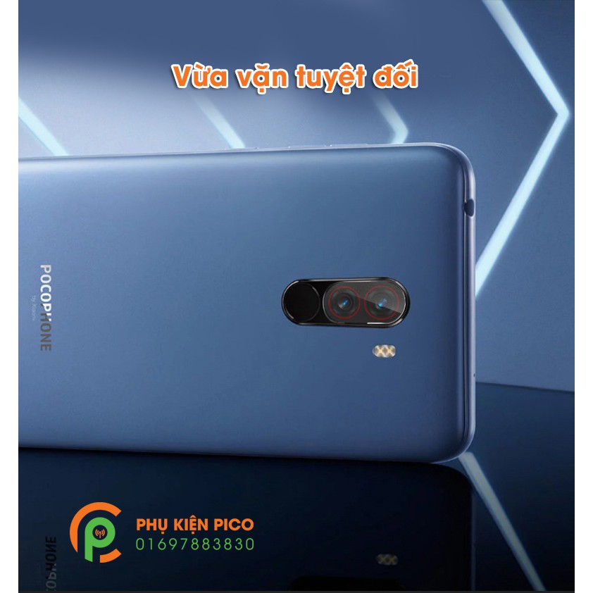 Cường lực camera Pocophone F1 trong suốt độ cứng 9H chống trầy xước, va đập - Dán camera Xiaomi Pocophone F1