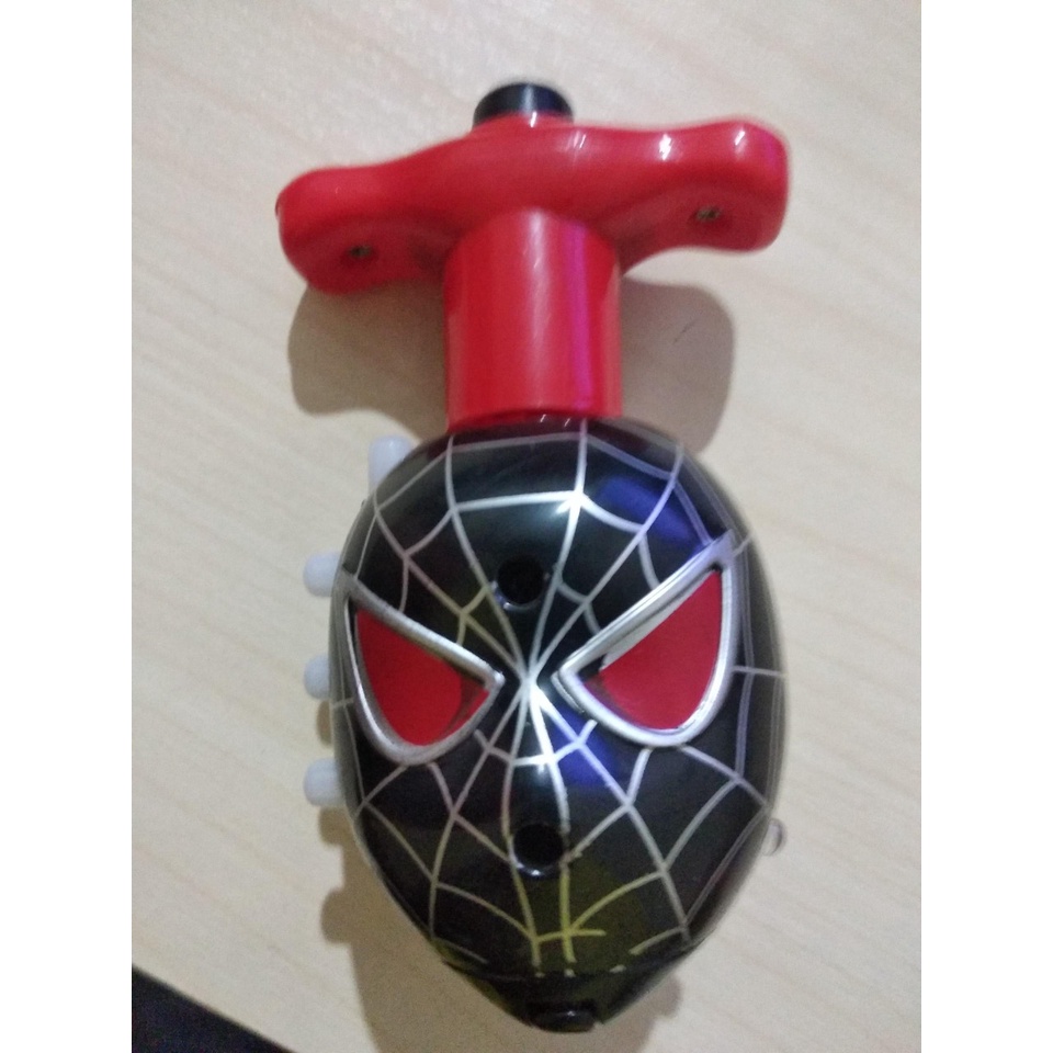 Đồ Chơi Con Quay Siêu Nhân người nhện, spider man, Doremon, zozo, Có Ánh Sáng Và Nhạc Vui Nhộn Cho Bé