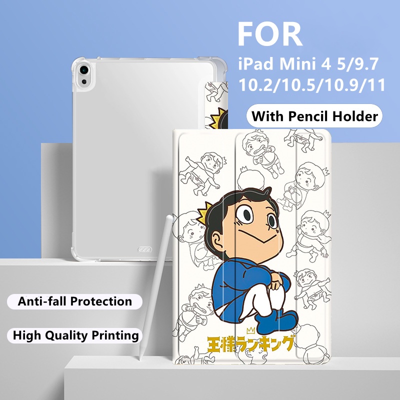 Dllencase Ốp Máy Tính Bảng Có Ngăn Đựng Bút Cho For iPad 2021 Pro 11 2019 2020 10.2 7/8th Generation 2018 9.7 5/6th Mini 4 5 Air 4 10.5 10.9 A258