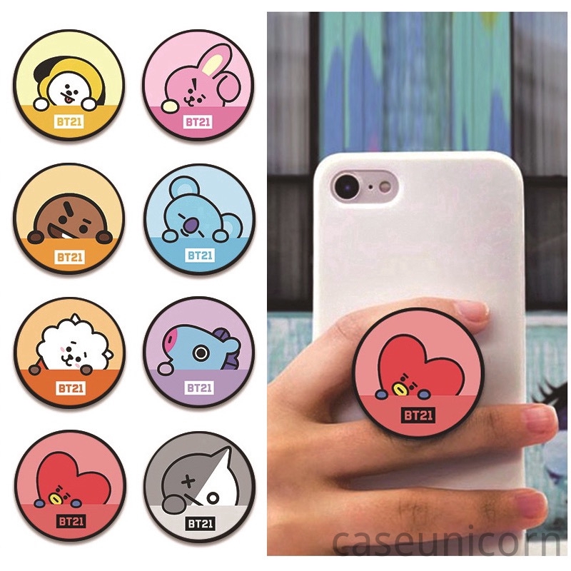 Giá đỡ điện thoại kiểu hoạt hình BTS BT21 | BigBuy360 - bigbuy360.vn