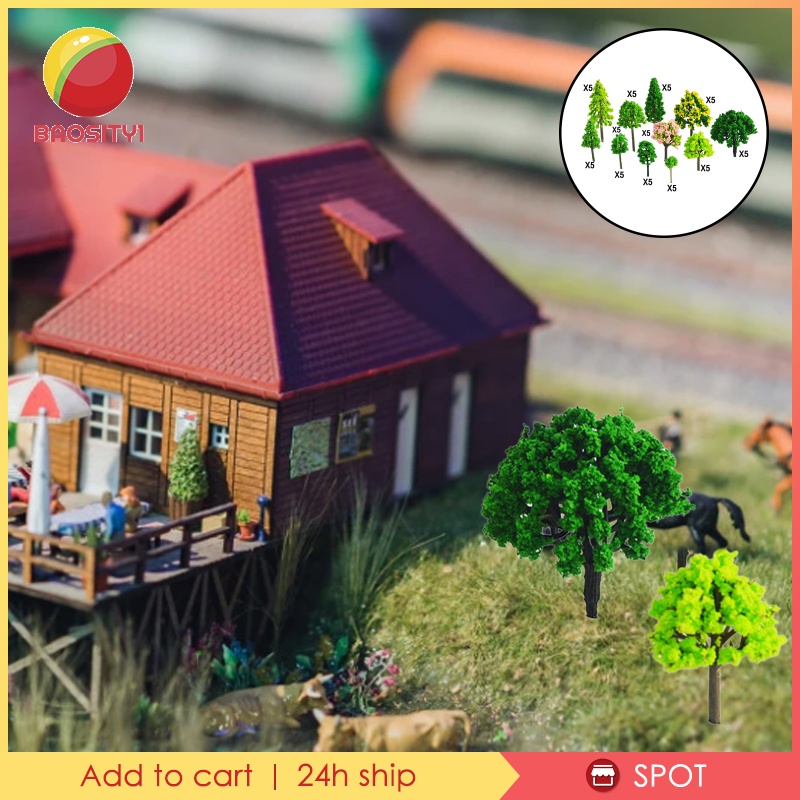 [Baosity1] Mô Hình Cây Nhỏ Trang Trí Bàn Cát Nhân Tạo