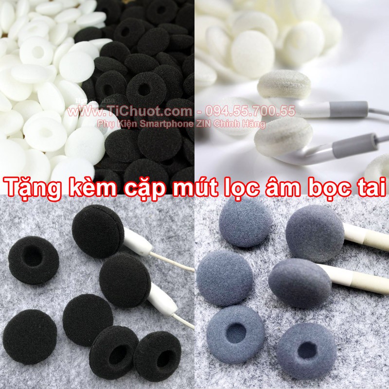 [Tặng Mút Bông] Tai Nghe Huawei AM116 jack 3.5mm ZIN Chính Hãng