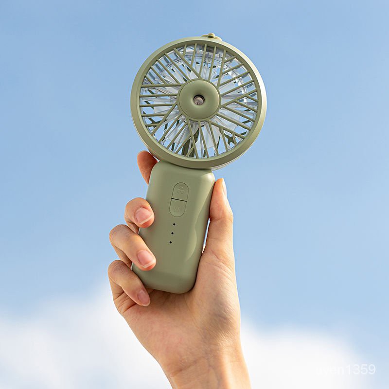 usbSạc Quạt Mini Cầm Tay Quạt Phun Nước Tạo Độ Ẩm Để Bàn Câm Học Sinh Sinh Viên | BigBuy360 - bigbuy360.vn