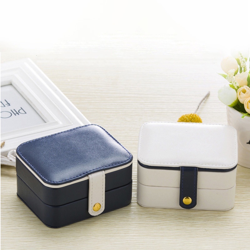 Hộp Đựng Trang Sức Mini Thiết Kế Đơn Giản Tiện Dụng Khi Đi Du Lịch