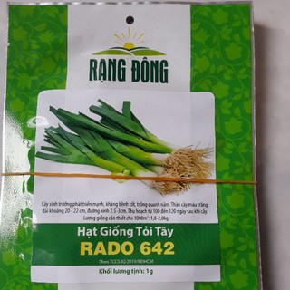 Hạt Giống Tỏi Tây Rạng Đông 1Gram