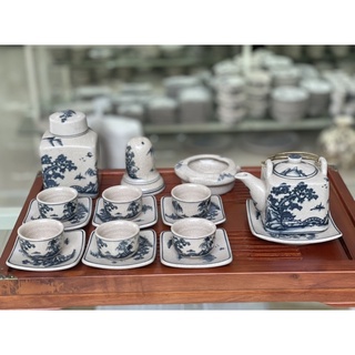 Bộ ấm chén vuông tùng