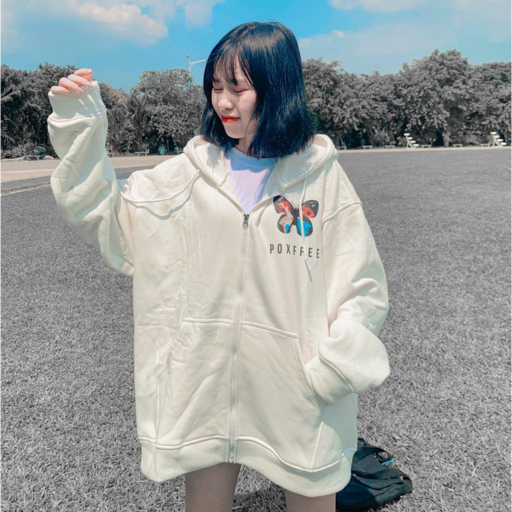 (FREESHIP) ❤ áO Khoác Nỉ Hoodie dây kéo BƯỚM Nữ Nam HOOIDE | BigBuy360 - bigbuy360.vn