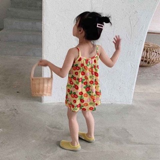 Váy đũi 2 dây siêu mềm mát cho bé(ODER )