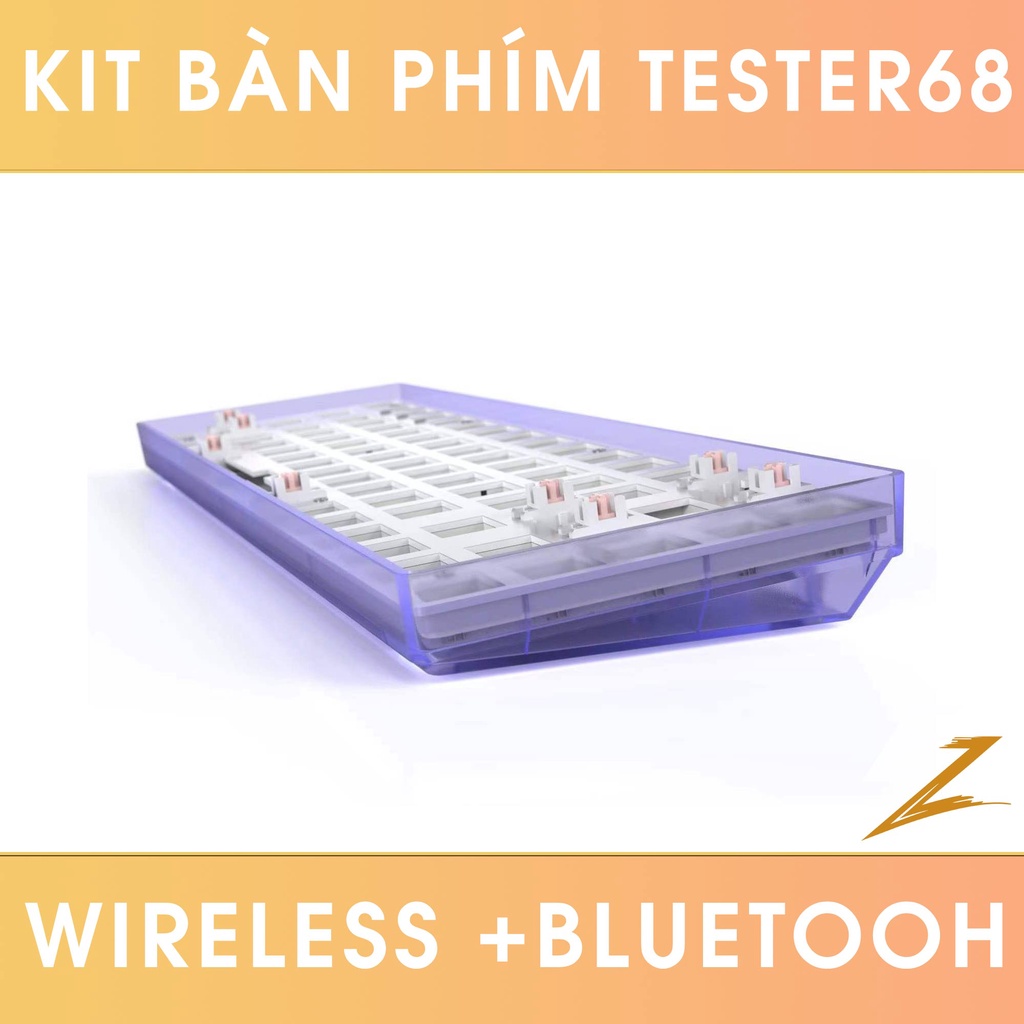 [Mã SKAMSALE03 giảm 10% đơn 200k] Kit Custom Switch Cho Bàn Phím Cơ Tester68 Không Dây Bluetooth