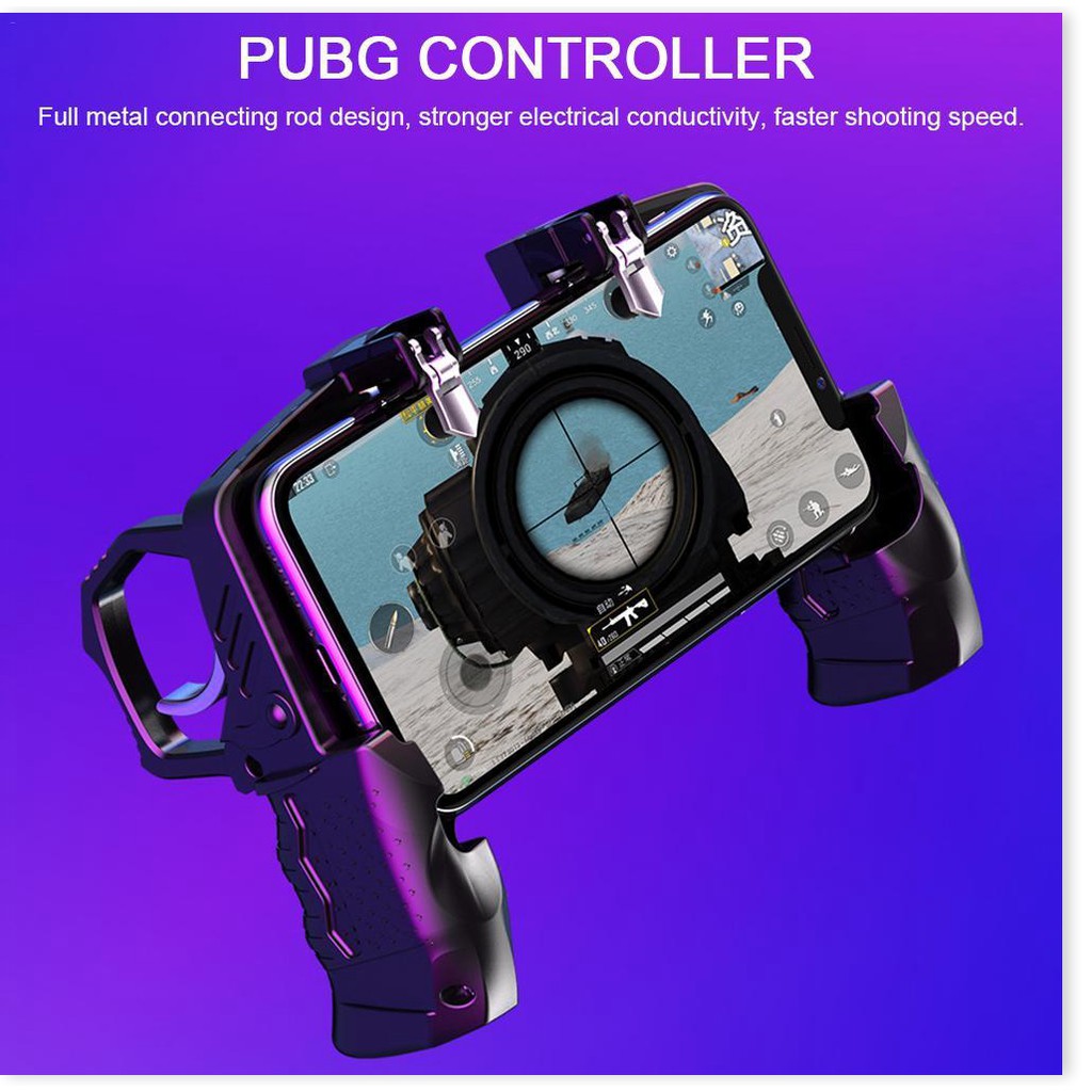 Feiku K21 Pubg Dụng Cụ Điều Khiển Trò Chơi Điện Thoại Di Động Tay Cầm Chơi Game Cho Người Hâm Mộ Chơi Game Nút Bắn Tay C