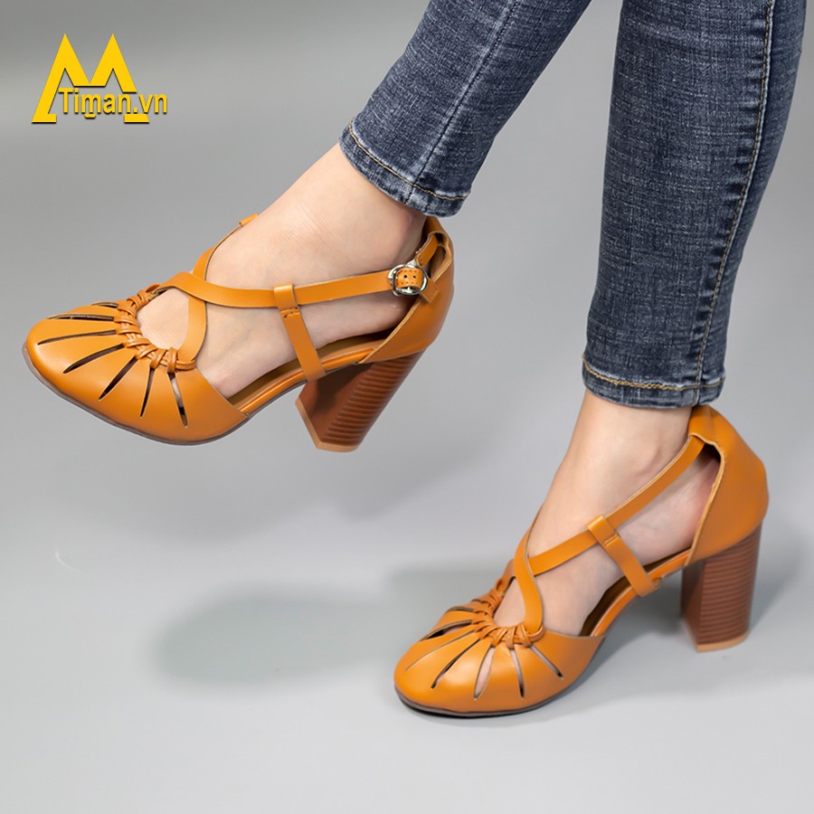 Giày sandal nữ 6cm TIMAN LB21 tăng chiều cao tôn dáng nhẹ nhàng bảo hành 1 năm