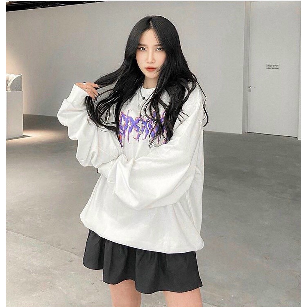Áo Sweater nam nữ không mũ form rộng unisex chui đầu không nón dày mịn bao đẹp tpp331 mới