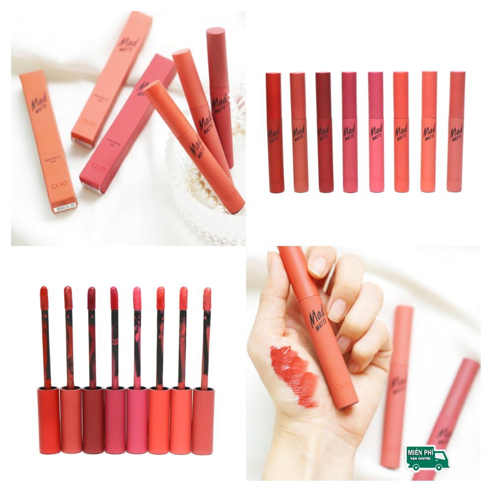 SON KEM LÌ CLIO MAD MATTE TINT 4.5ML (CÓ BILL)