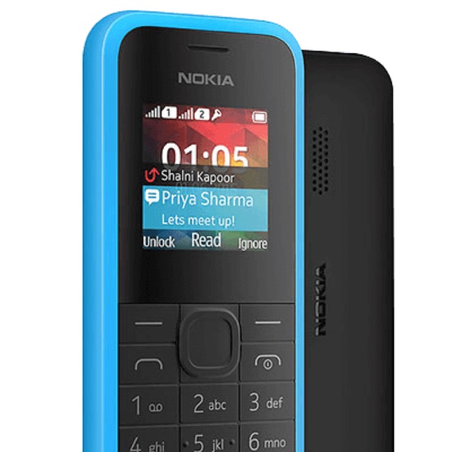 Điện thoại Nokia 105 2sim pin chờ 1 tuần (cũ)