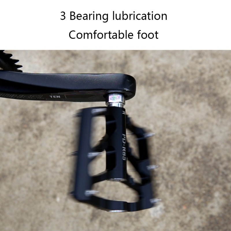 QQ Set 2 Bàn Đạp 3 Vòng Bi Bằng Hợp Kim Nhôm Cho Xe Đạp Leo Núi