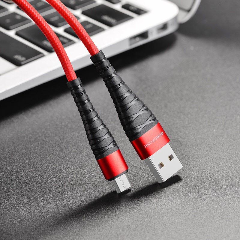 Cáp Sạc USB TypeC Borofone BX32 Cho Android Dài 25cm - BH 12 Tháng Chính Hãng