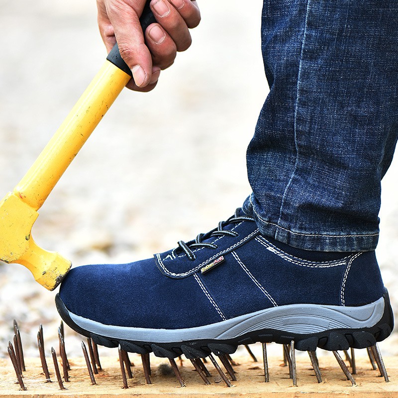 Giày bảo hộ lao động an toàn chống va đập có Size lớn dành cho nam giới