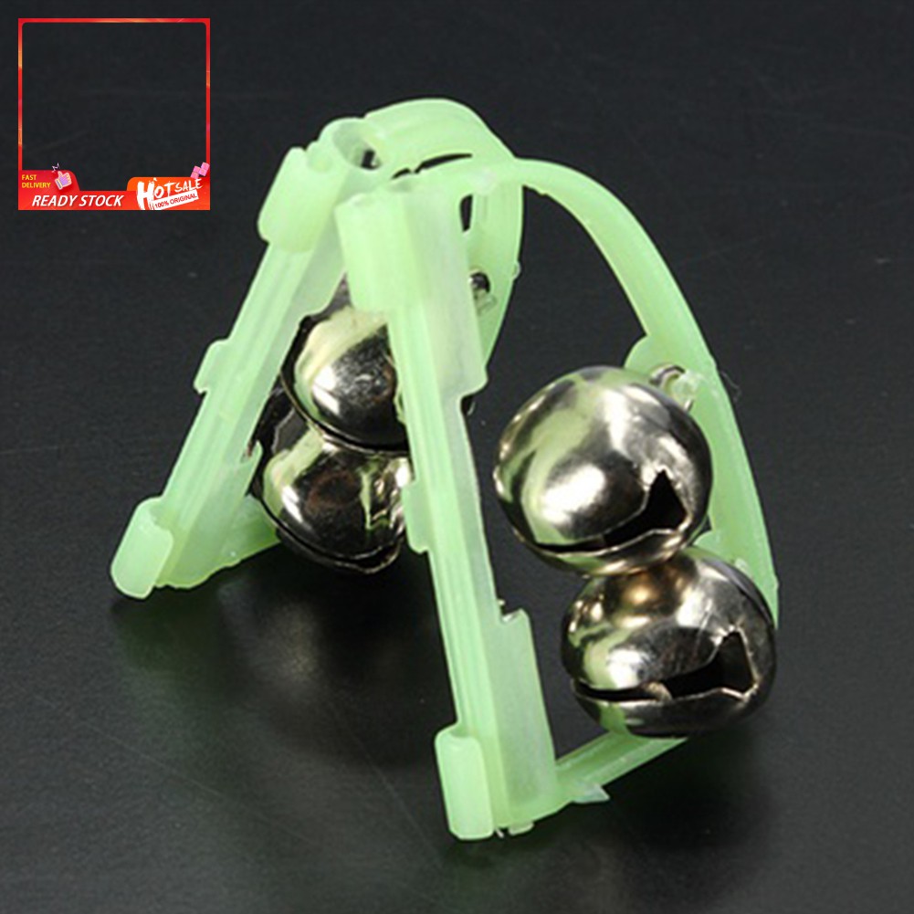Set 2 Chuông Báo Cá Cắn Câu Dạ Quang Gắn Cần Câu Cá Tiện Dụng