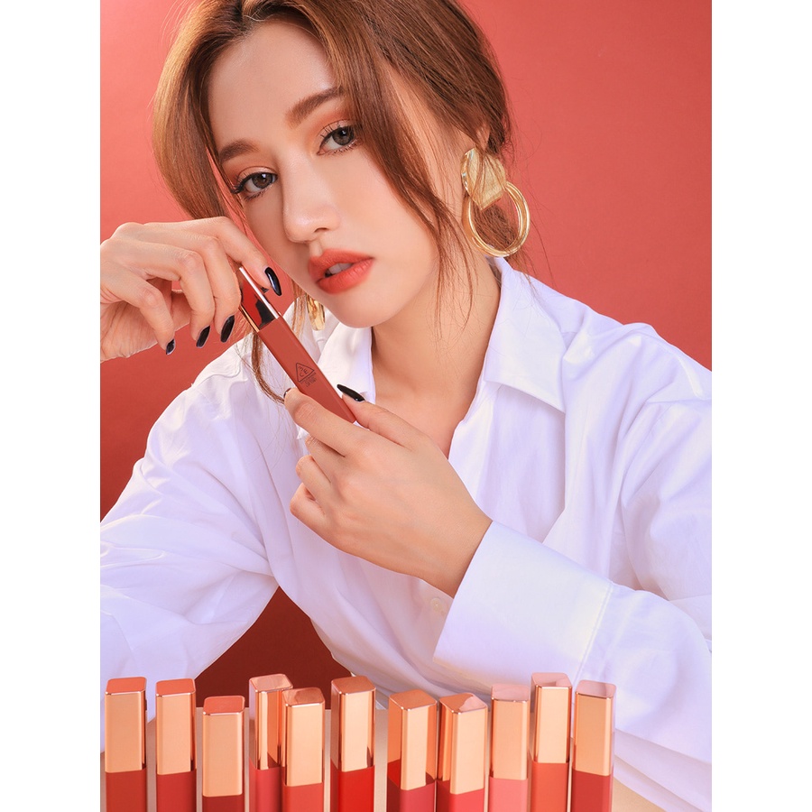 Son Kem Siêu Lì, Mịn Môi Hàn Quốc 3CE Cloud Lip Tint 4g