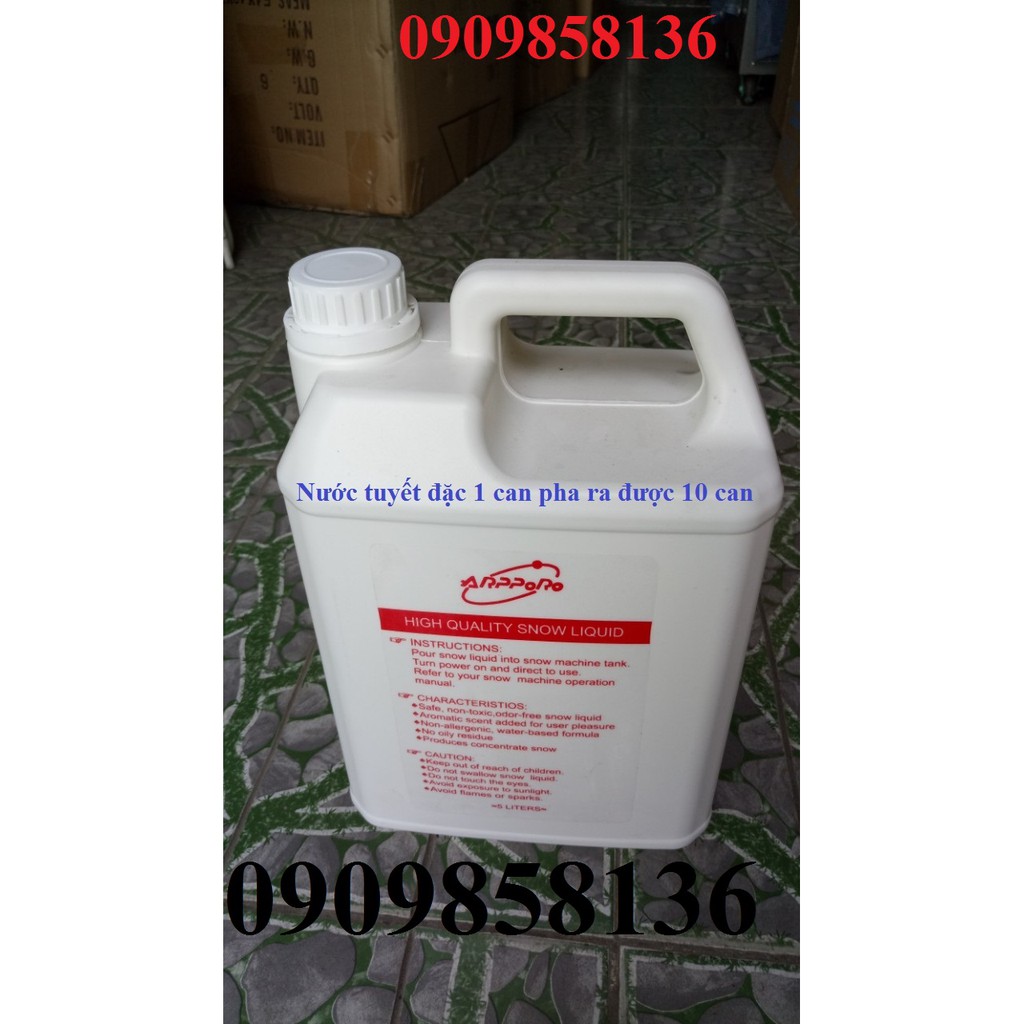 2 can Dung dịch tuyết, nước tuyết, thùng xốp 2 can nguyên liệu tạo tuyết 10 lit