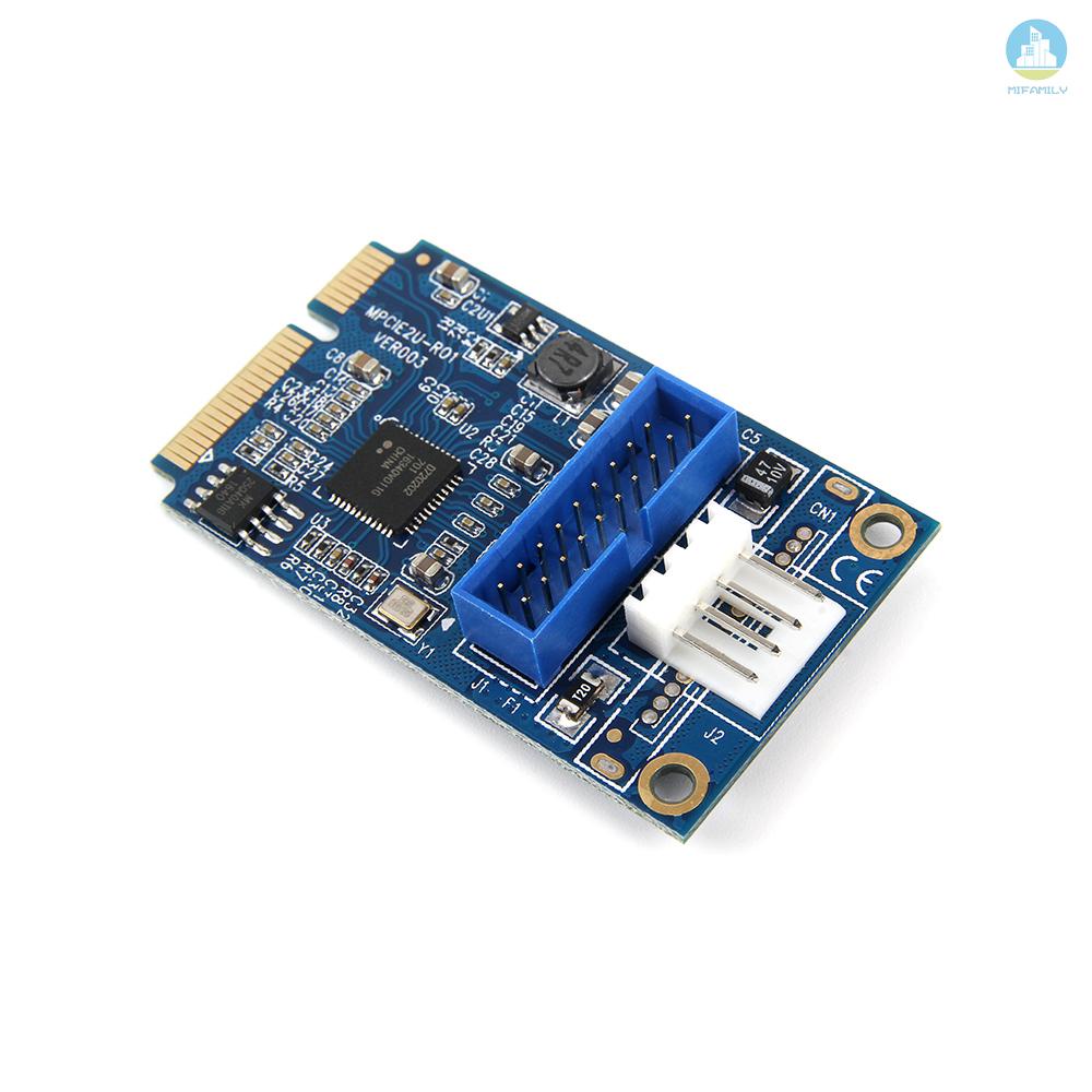 Mi Card Chuyển Đổi Mini Pci-E Sang Usb3.0 20pin / 19pin Thẻ