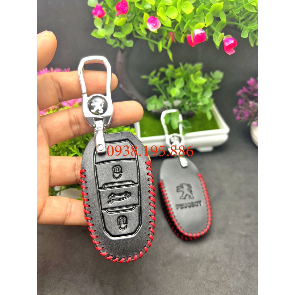 Bao da chìa khóa Peugeot 3008 - Peugeot 5008  mới nhất năm 2022 cao cấp sang trọng