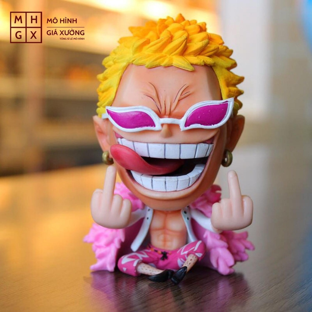 Mô hình Donquixote Doflamingo One Piece Cao 10cm - Tượng Figure Vua Hải Tặc