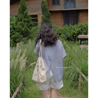 Set áo sơ mi thô kèm quần kaki