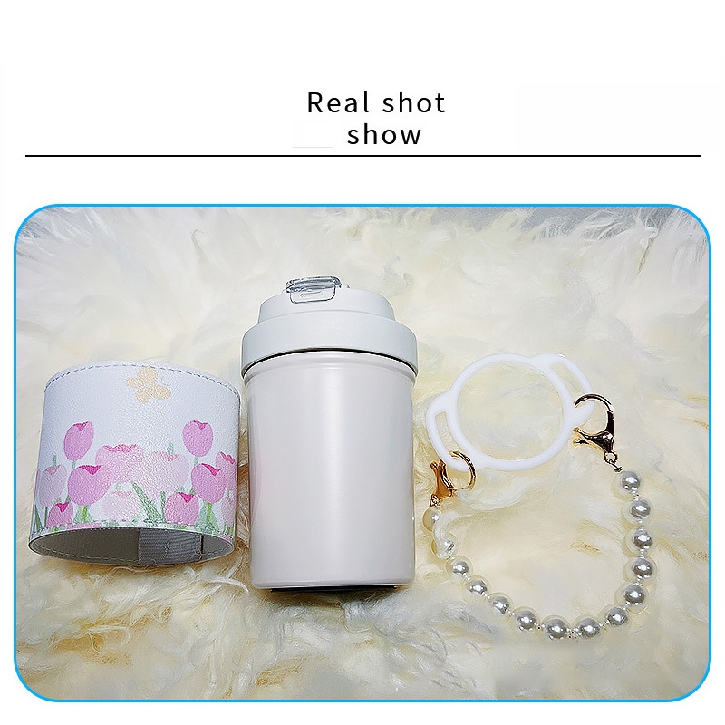 Bộ Bình Nước Giữ Nhiệt Bằng Thép Không Gỉ 316 Kèm Ống Hút Tiện Dụng