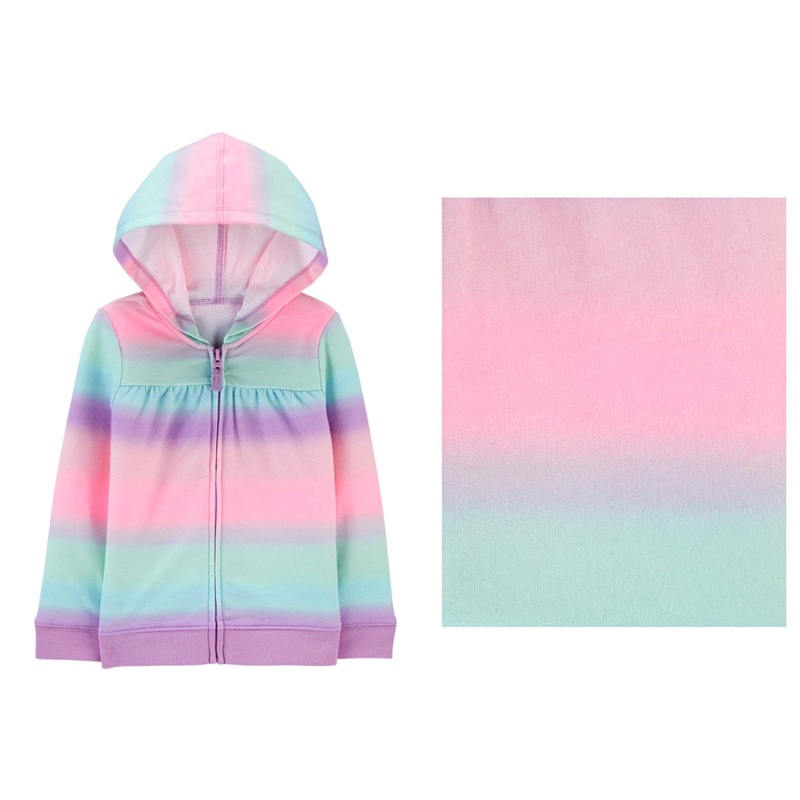 Áo khoác liền nón bé gái size 9m - 4y