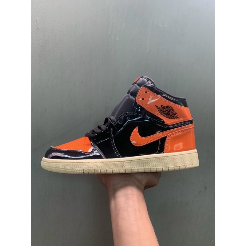 [ VIDEO + ẢNH THẬT ] GIÀY SNEAKER JORDAN CAO CỔ CAM BÓNG
