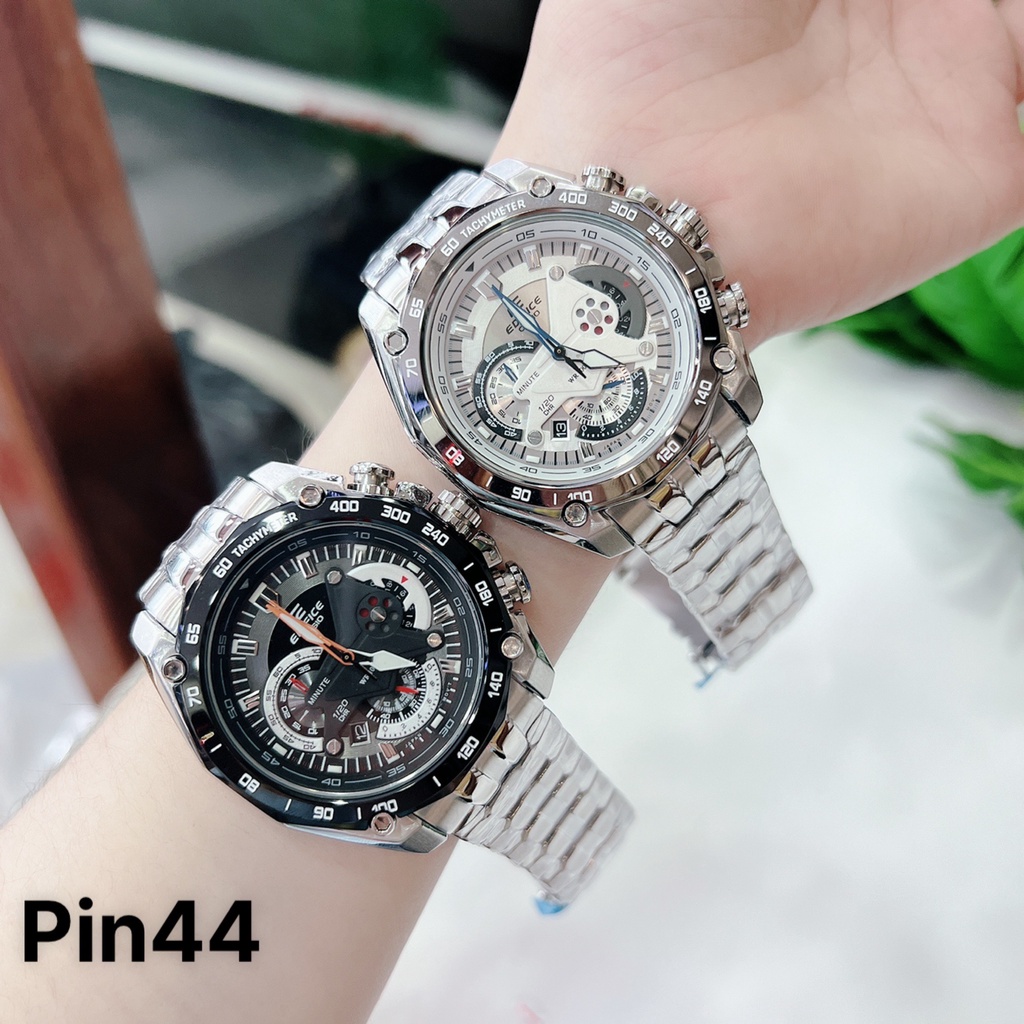 ĐỒNG HỒ NAM EDIFICE EF-550D EF-550RBSP, DÂY THÉP , SIZE 45MM KÈM HỘP HÃNG