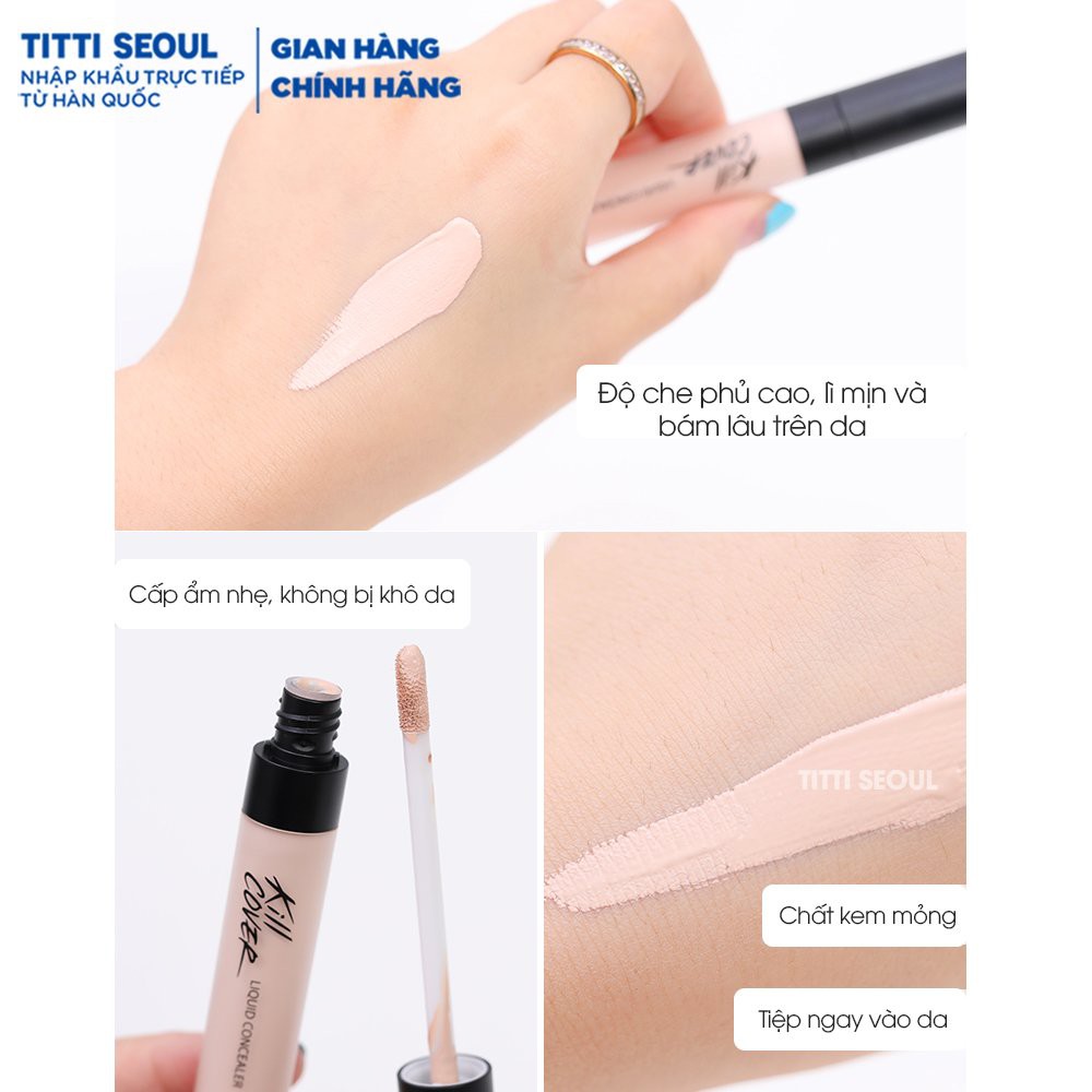 Kem Che Khuyết Điểm Clio Kill Cover Liquid Concealer | BigBuy360 - bigbuy360.vn