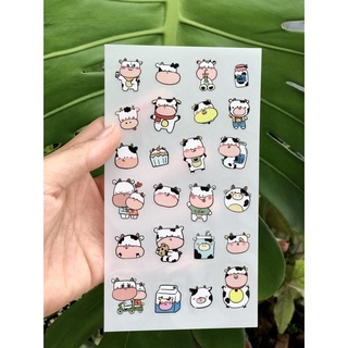 [MÃ KIMDON153 GIẢM 10K ĐƠN TỪ 50K] Sticker hình dán bò sữa siêu xinh (tự chọn mẫu)