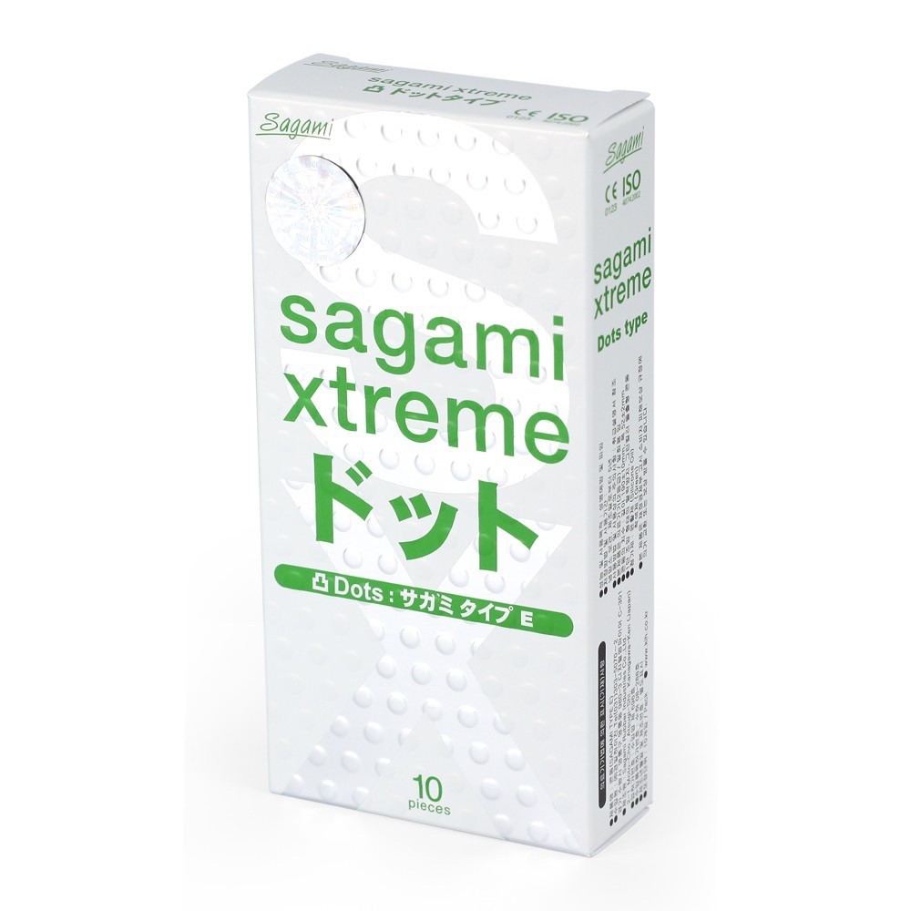 Bao Cao Su Gân gai Sagami Extreme White - Nhật Bản (Hộp 10C)