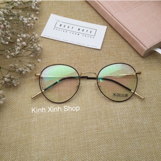 📌hàng hot 📌 kính gọng vintage kim loại korea 3d cao cấp hot ❤️