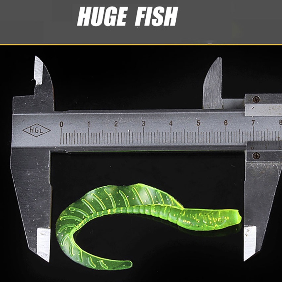 Bộ 10 mồi câu cá giả WALK FISH 58MM 75MM 86MM bằng silicon mềm