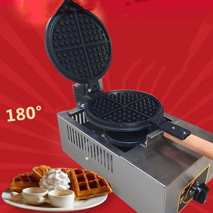 Máy làm bánh Waffle, bánh tổ ong, bánh kep sử dụng Gas