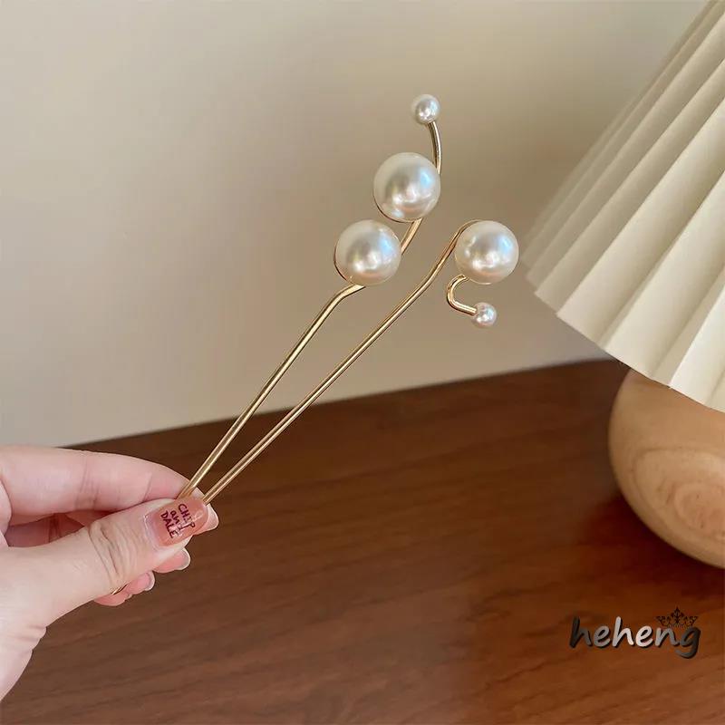 Trâm Cài Tóc Hợp Kim Đính Ngọc Trai Phong Cách Trung Hoa Cổ Điển Cho Cô Dâu