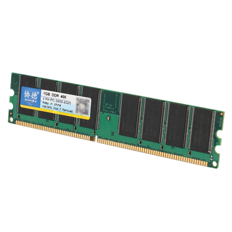 Ram Ddr 400 1gb Pc-3200 Ddr1 184pin Dimm 400mhz Cho Amd X004 | BigBuy360 - bigbuy360.vn