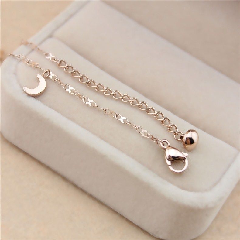 Lắc Chân Bằng Thép Titan Hình Trăng Sao Xinh Xắn Cho Nữ | BigBuy360 - bigbuy360.vn