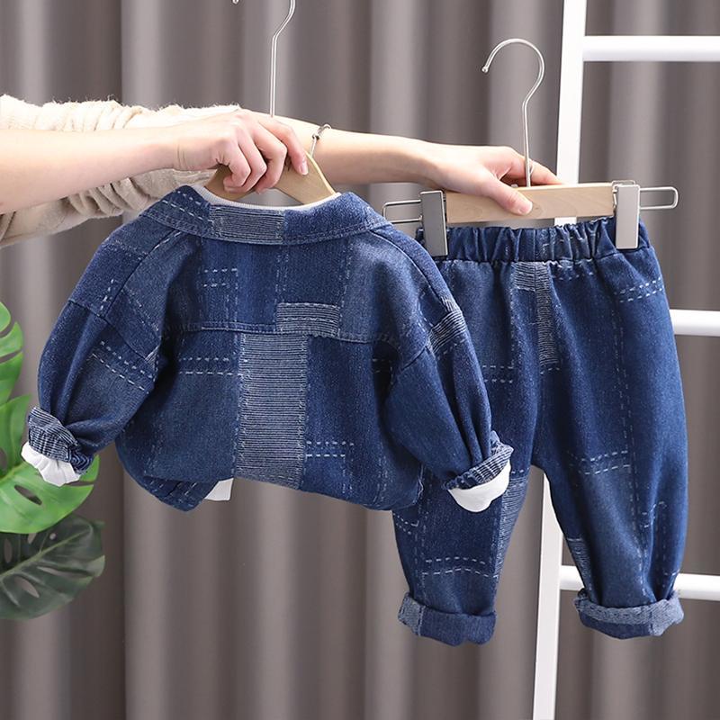 Áo Khoác Denim Thời Trang Xuân Thu Dành Cho Bé Trai 2022