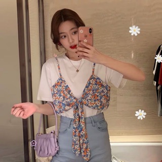 [ORDER] Áo phông dây yếm họa tiết ulzzang