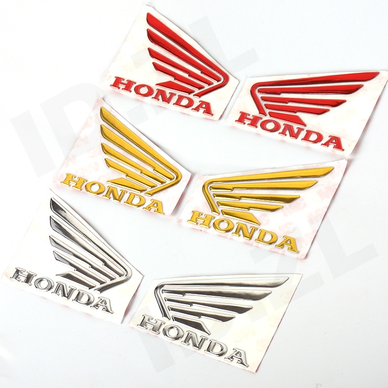 Logo 3D Bằng Cao Su Mềm Dán Trang Trí Xe Mô Tô Honda