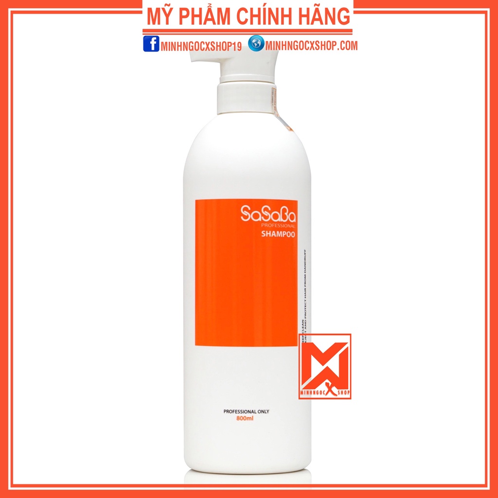 Dầu gội hoàn hình SASABA PLUS 800ml chính hãng