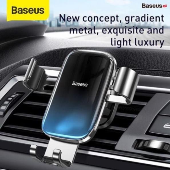 Đế giữ điện thoại trên xe Ô Tô Baseus Glaze Gravity Car Mount -gắn khe gió máy lạnh